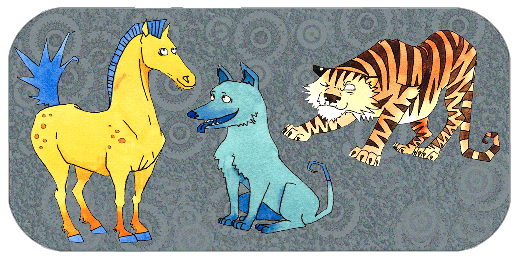 The four Compatible Groups | San He, three harmonies | Group Horse, Dog, Tiger